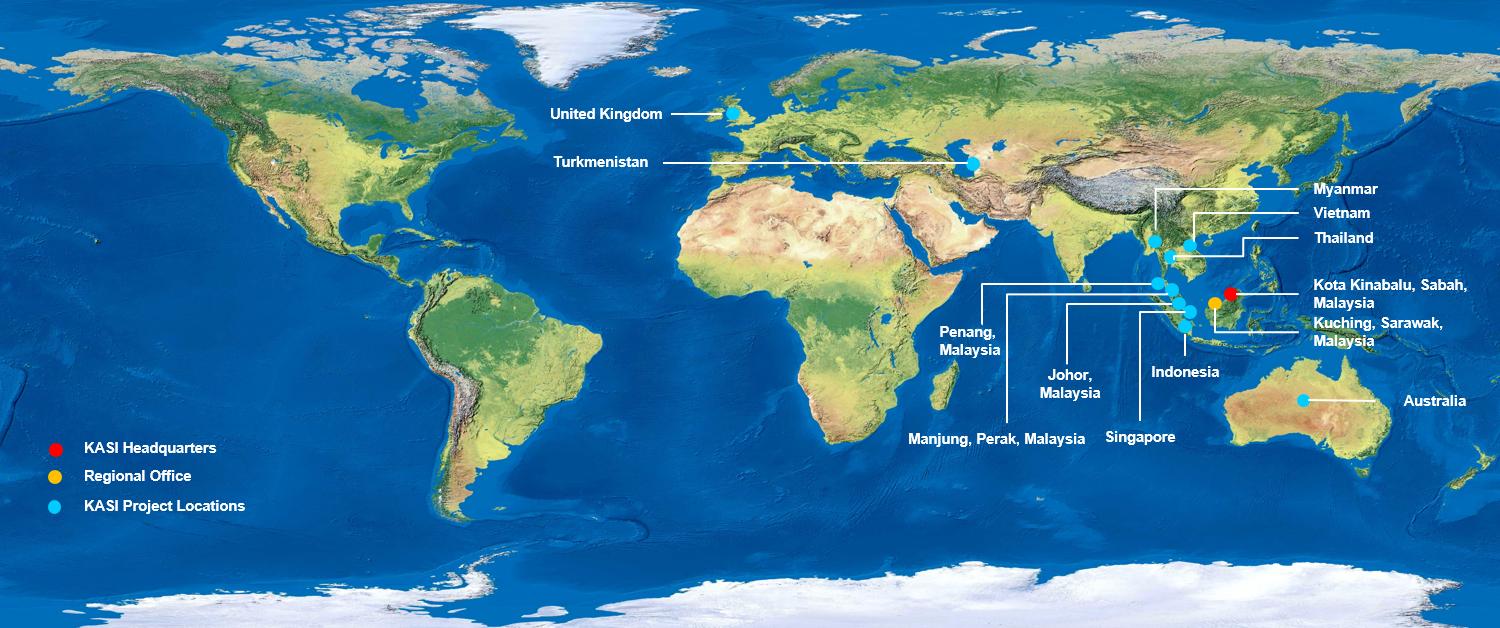 KASI Projects Location